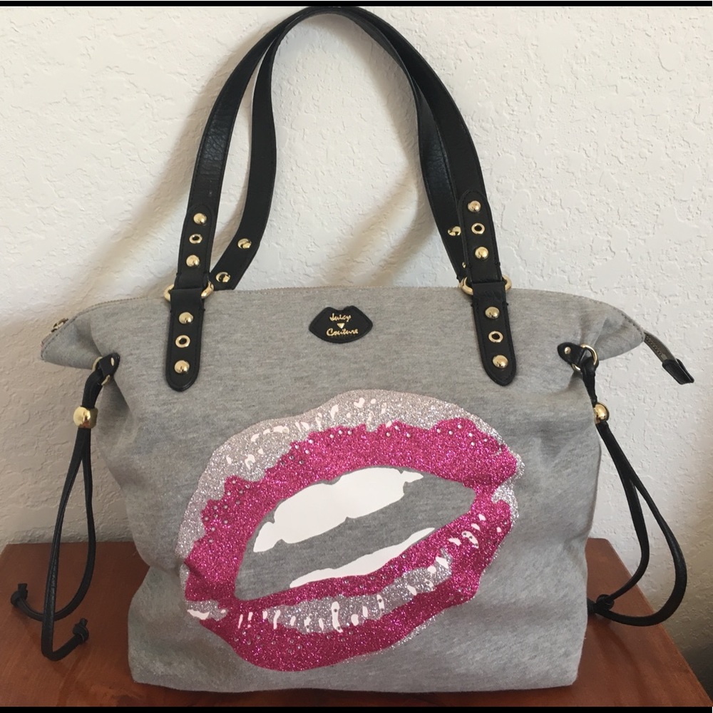 Juicy Couture Glitter Lip Tote ✨